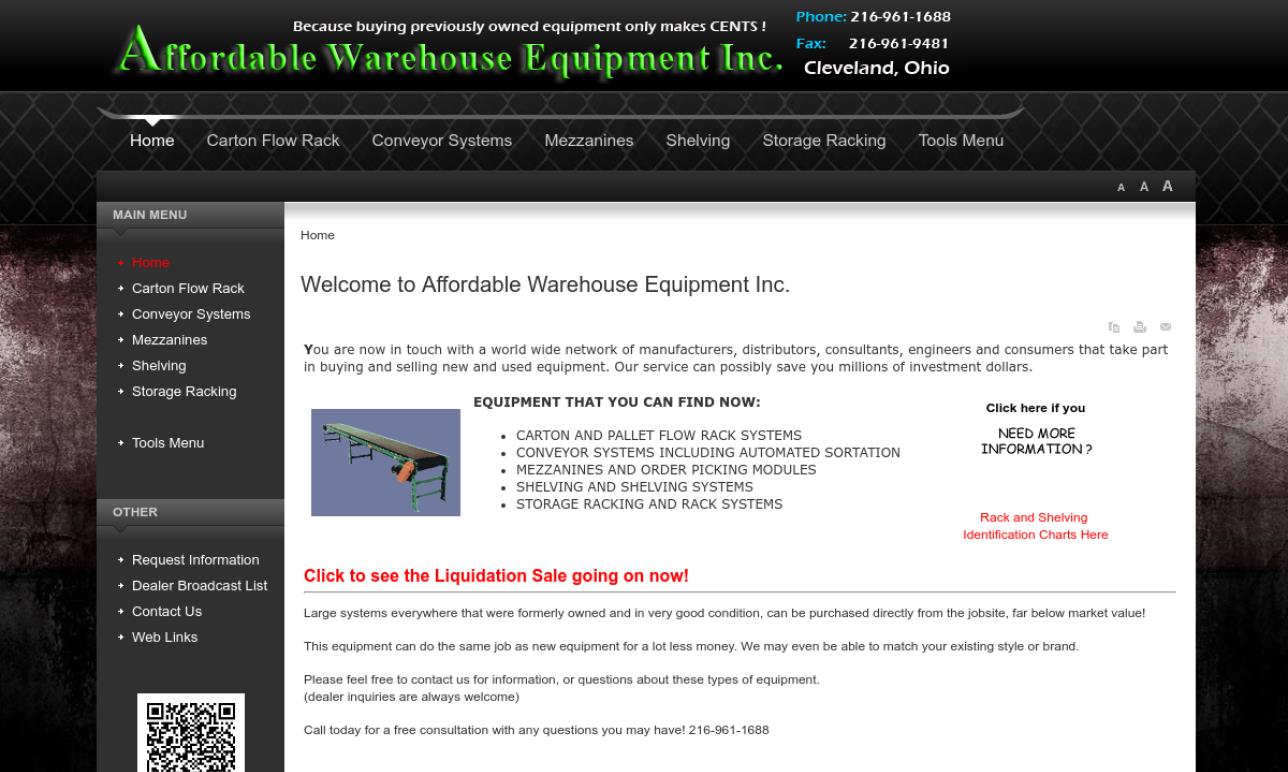 Affordable Warehouse Equipment, Inc.