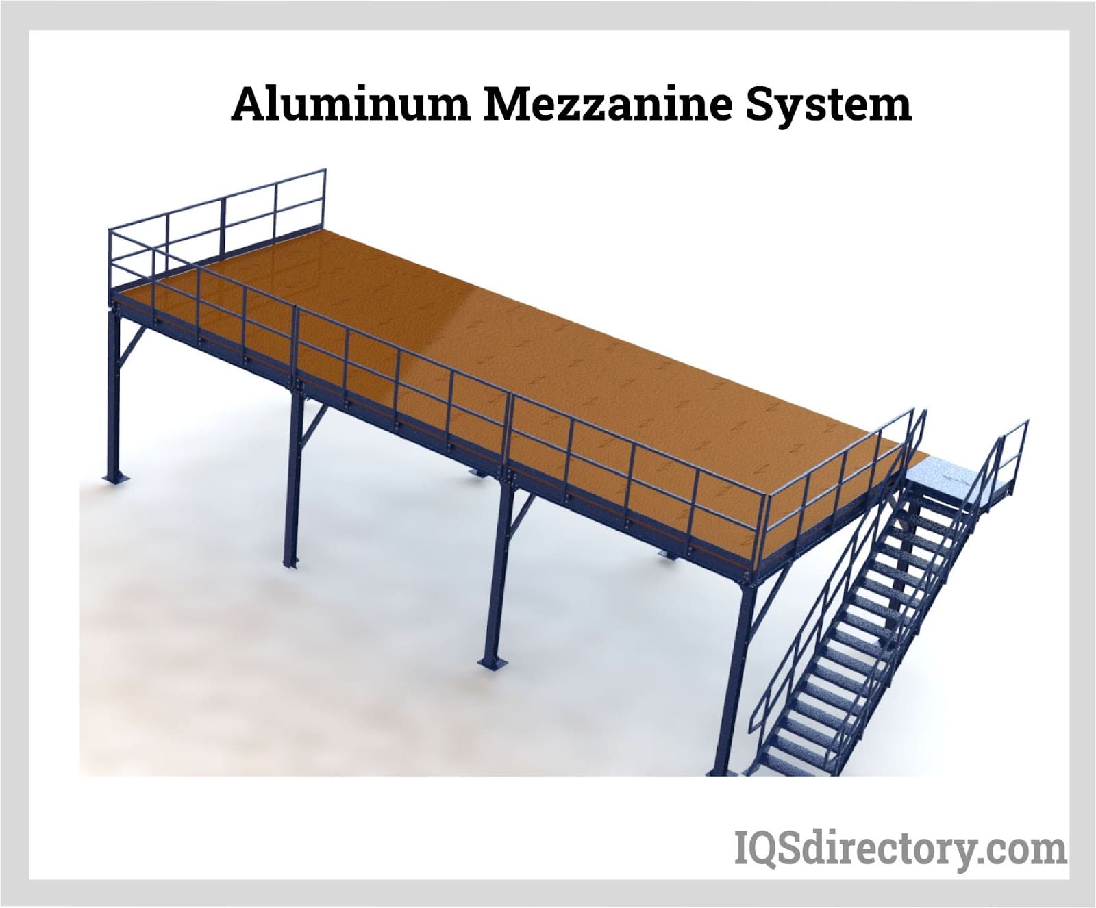 aluminum mezzanine system