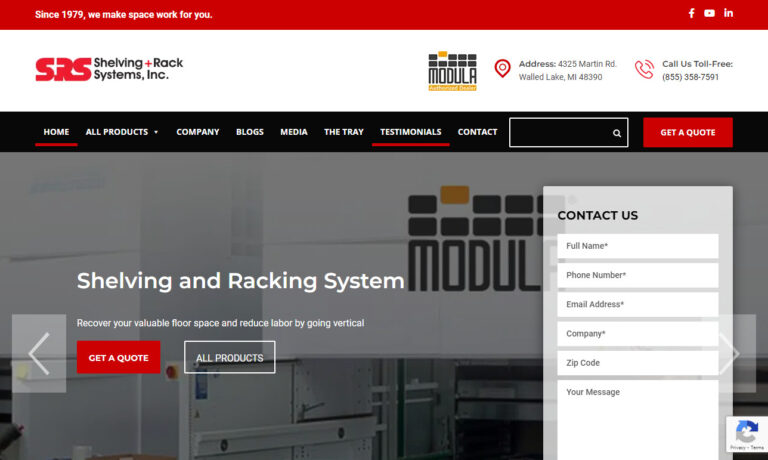 Shelving + Rack Systems Inc.